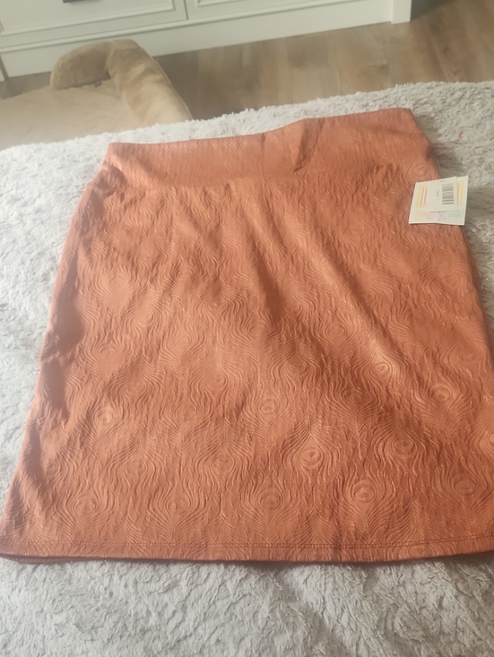 LuLaRoe Dresses & Skirts - Lularoe Textured Orange Women's Pencil Skirt